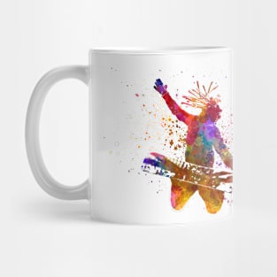 young snowboarder Mug